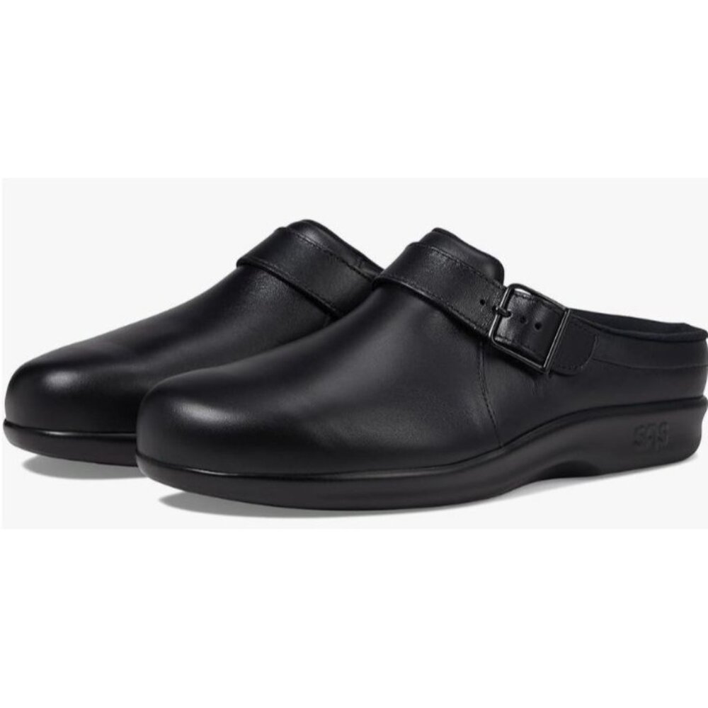 SAS Black Clog Size 9 M Mules NWB Shoes Adjustable Orthotic Slip On